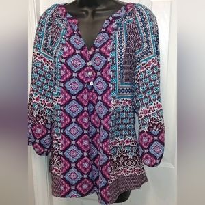 Figueroa & Flower bohemian top